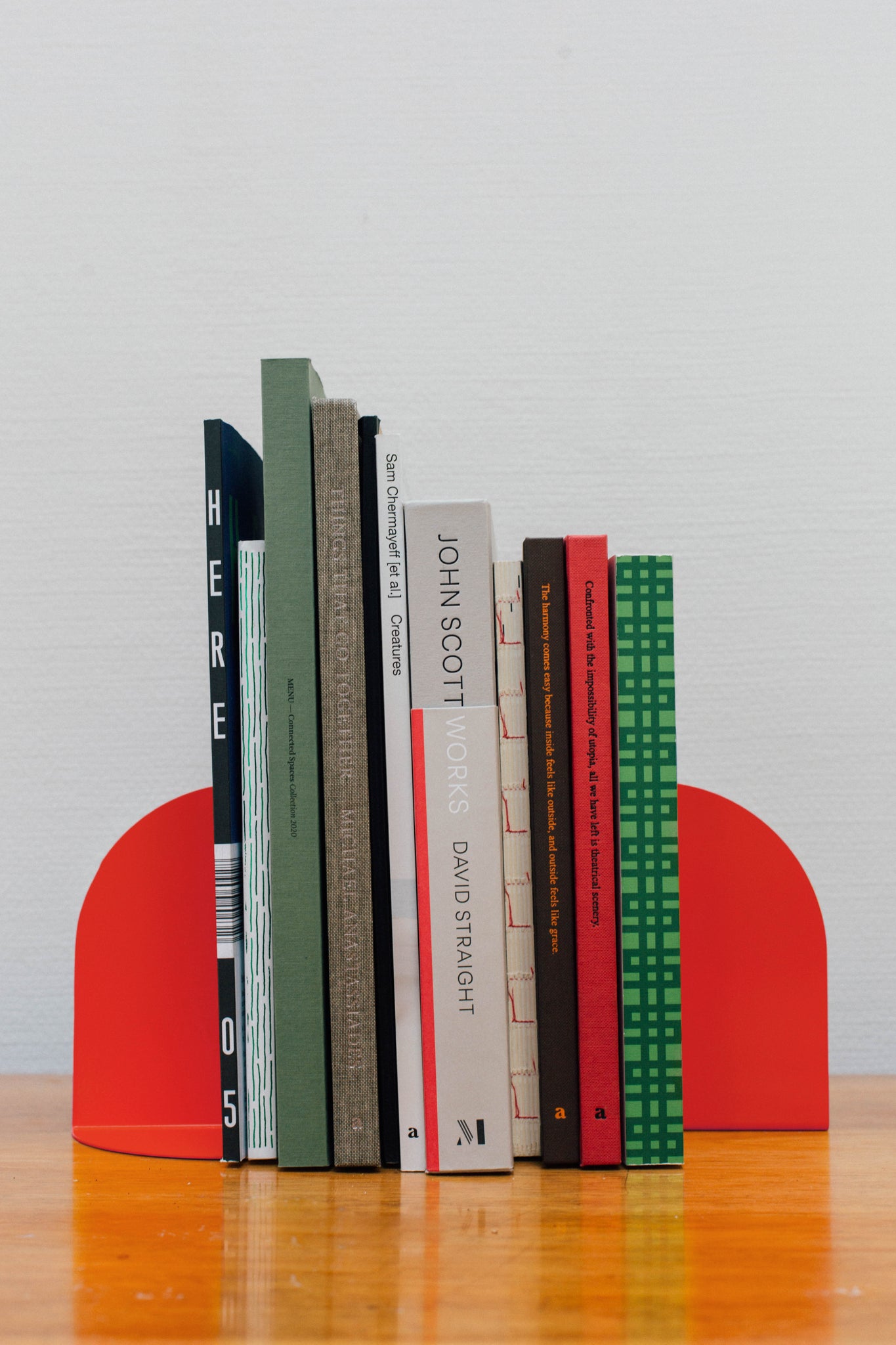 Folded Bookend - Red
